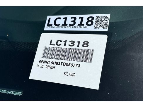 Certified 2026 Honda Odyssey EX-L image 57