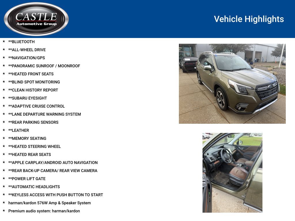 Used 2022 Subaru Forester Touring AWD/4WD image 3