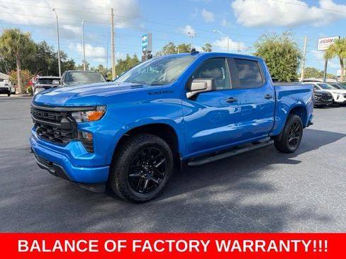 Used 2025 Chevrolet Silverado 1500 Custom w/ Turbomax Blackout Package RWD image 3