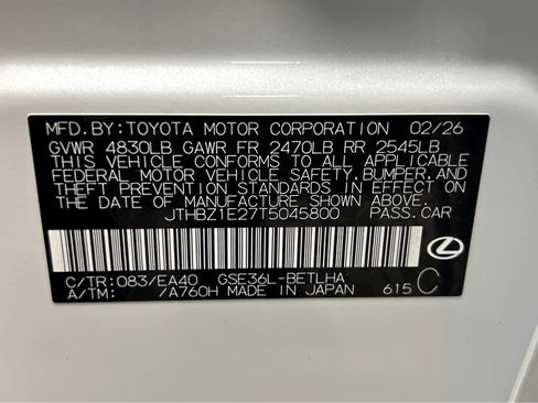 New 2026 Lexus IS 350 F Sport image 27