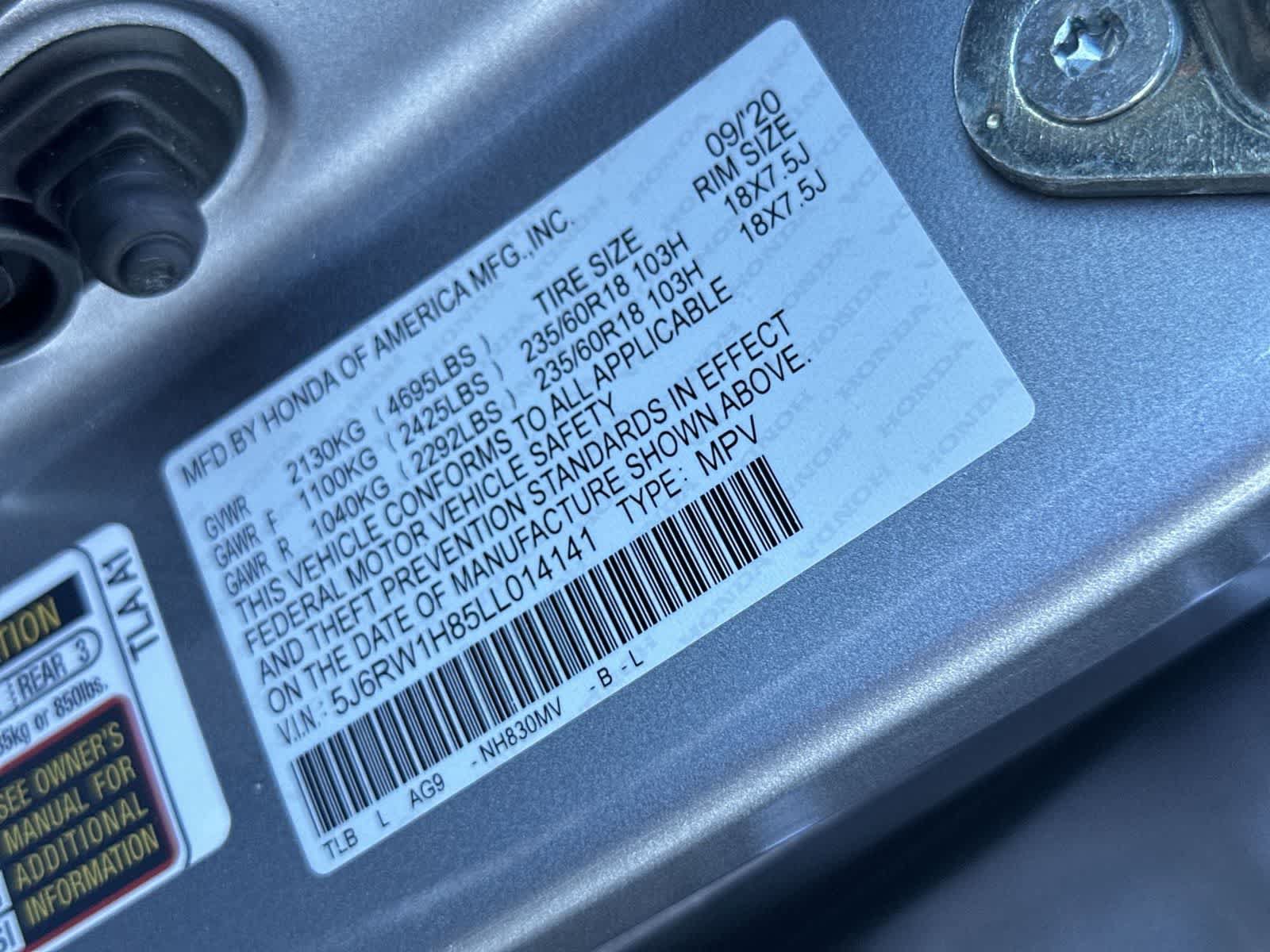 Used 2020 Honda CR-V EX-L image 23