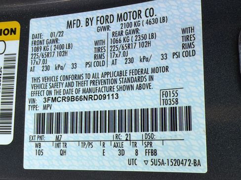 Used 2022 Ford Bronco Sport Big Bend w/ Convenience Package AWD/4WD image 26