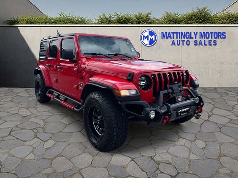 Used 2018 Jeep Wrangler Unlimited Sahara AWD/4WD image 1