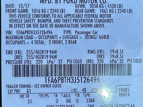 Used 2018 Ford Mustang Premium w/ Equipment Group 201A image 39