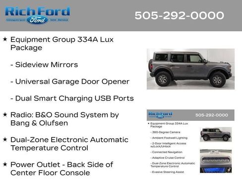 Certified 2025 Ford Bronco Badlands AWD/4WD image 79