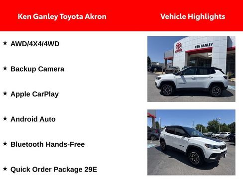 Used 2025 Jeep Compass Trailhawk AWD/4WD image 2