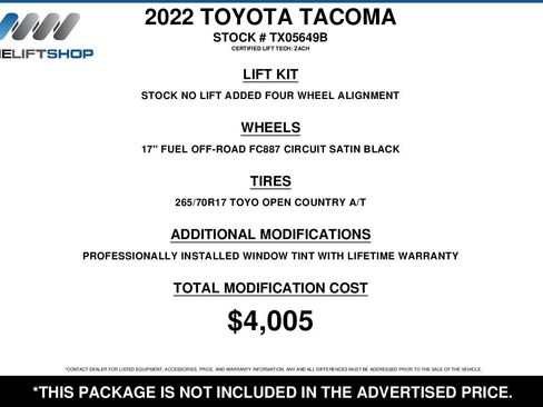 Used 2022 Toyota Tacoma TRD Off-Road image 2