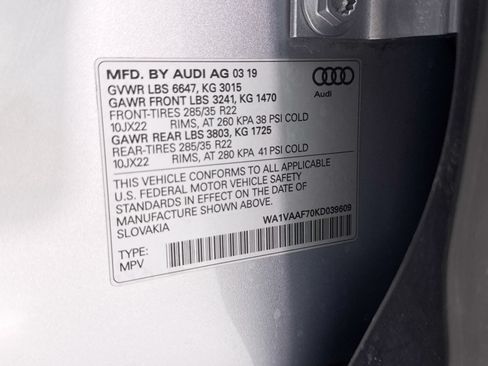 Used 2019 Audi Q7 3.0T Prestige w/ Prestige Package AWD/4WD image 39
