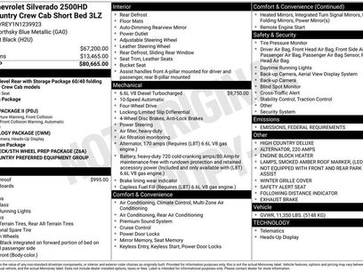 New 2022 Chevrolet Silverado 2500 High Country w/ Technology Package