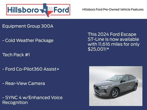 Used 2024 Ford Escape ST-Line w/ Tech Pack #1 AWD/4WD image 6