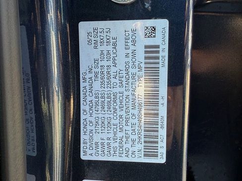 Certified 2025 Honda CR-V EX image 36