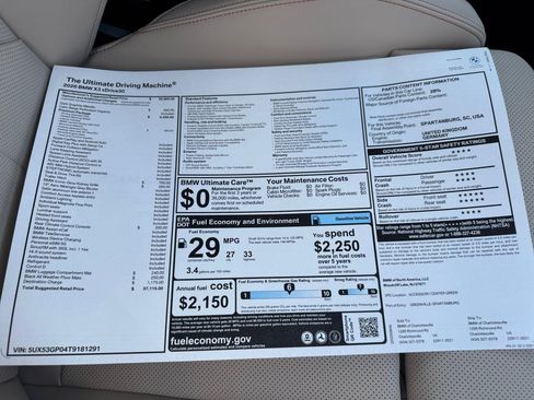 Used 2026 BMW X3 xDrive30i w/ Premium Package AWD/4WD image 33