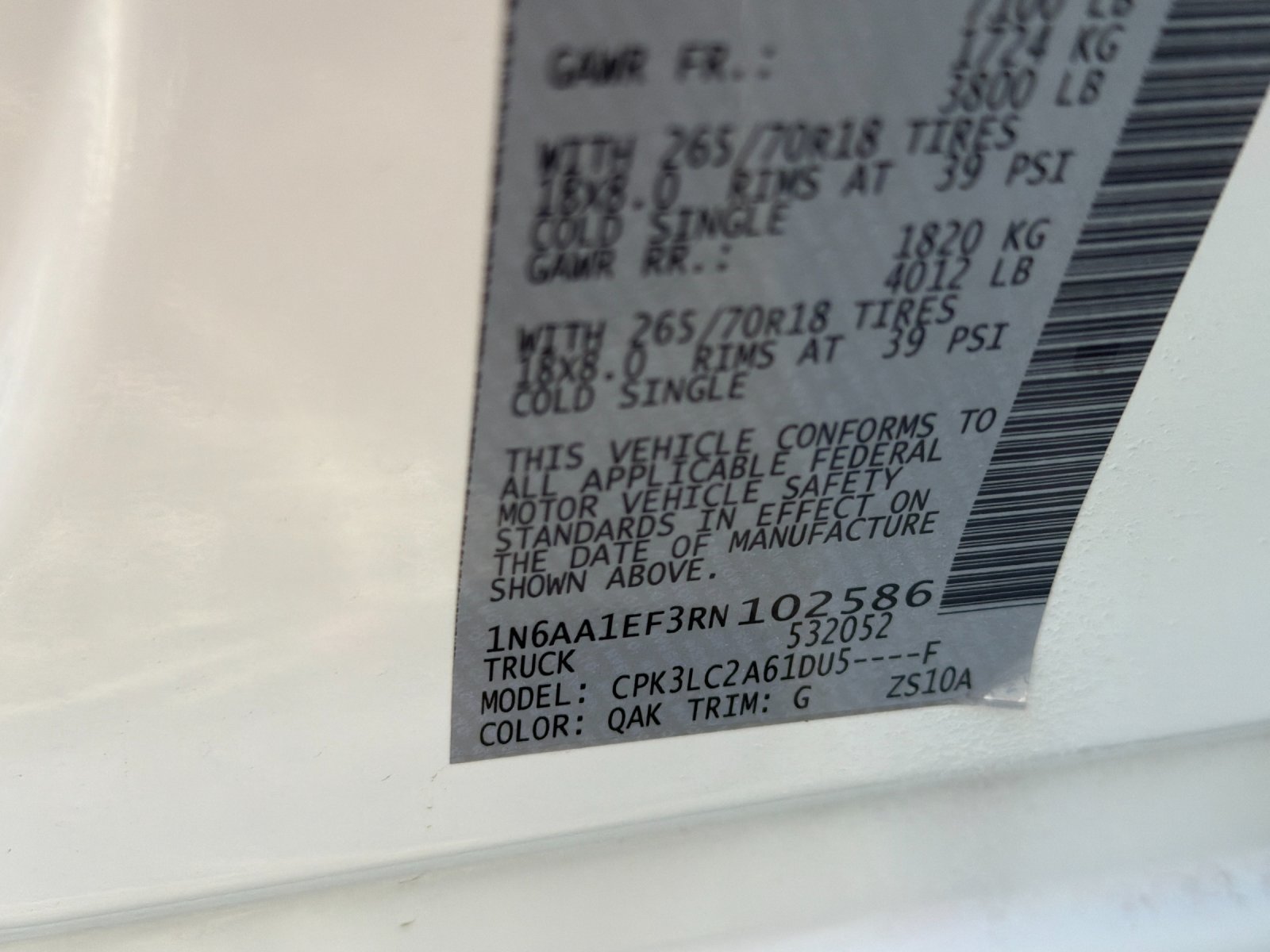 Used 2024 Nissan Titan SV w/ SV Convenience Package RWD image 40