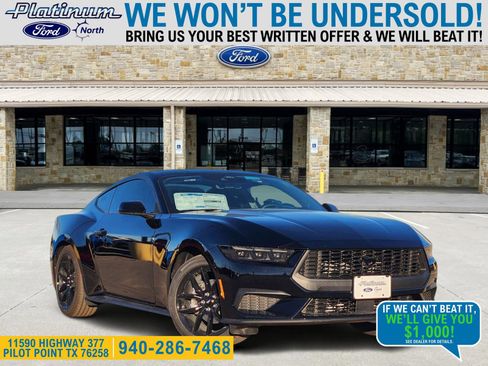 New 2026 Ford Mustang EcoBoost w/ Mustang Nite Pony Package image 1