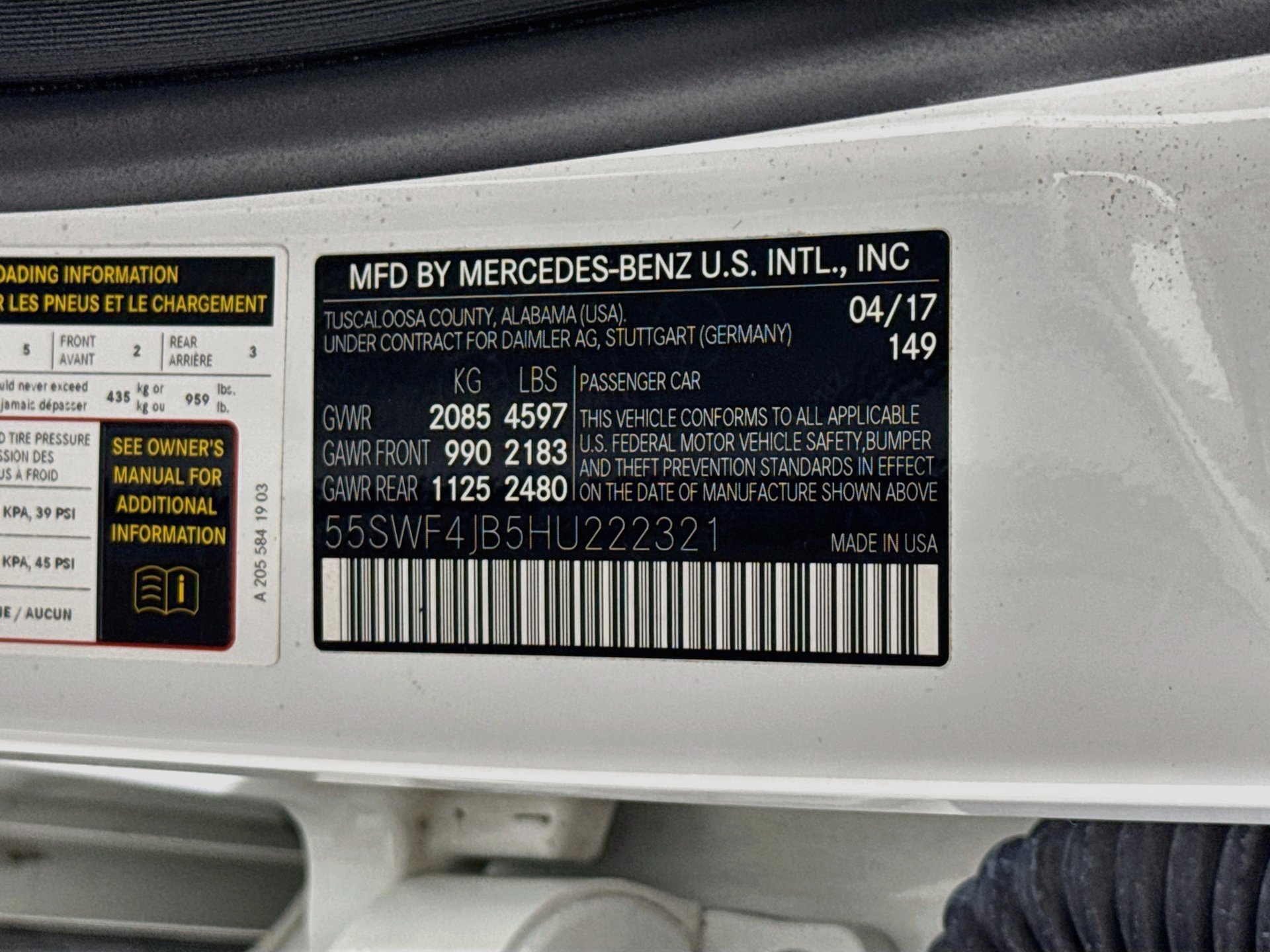Certified 2017 Mercedes-Benz C 300 Sedan image 33