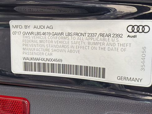 Used 2018 Audi A4 2.0T Ultra Premium w/ Convenience Package FWD image 23