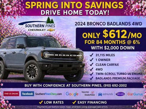 Used 2024 Ford Bronco Badlands AWD/4WD image 2