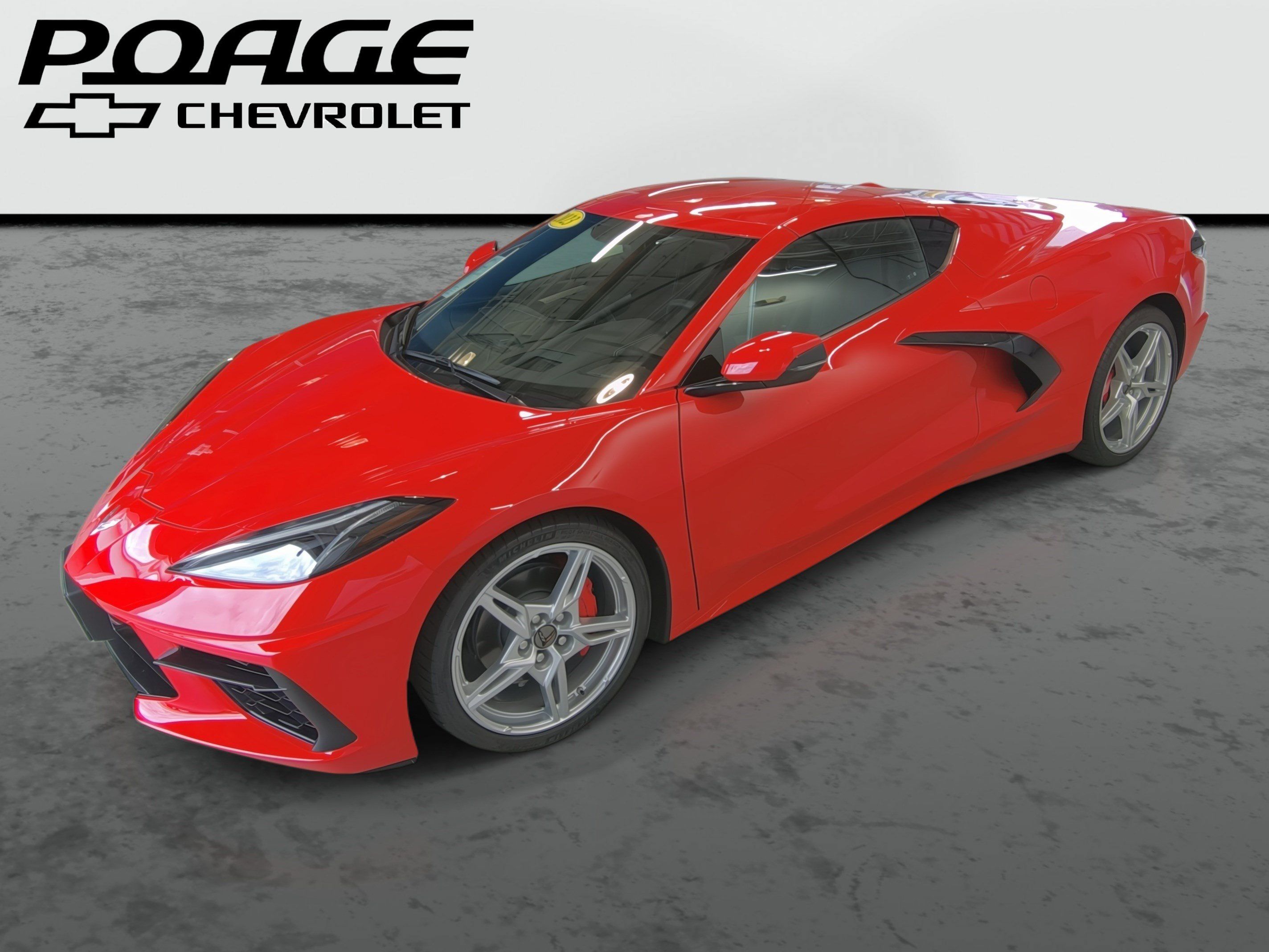 Used 2023 Chevrolet Corvette Stingray Preferred Cpe w/ Chrome Exterior Badge Package RWD image 1