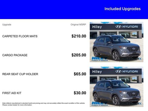 Certified 2023 Hyundai Venue Limited w/ Cargo Package image 6