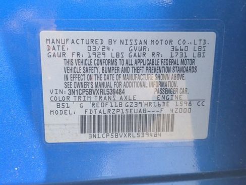 Used 2024 Nissan Kicks S w/ Interior Electronics Package image 9