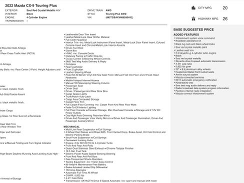 Used 2022 MAZDA CX-9 Touring Plus image 3