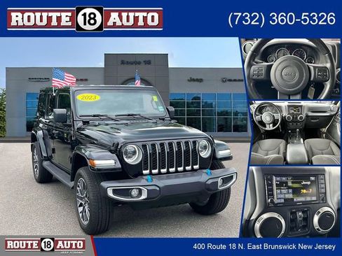 Used 2023 Jeep Wrangler Unlimited Sahara w/ Cold Weather Group AWD/4WD image 1