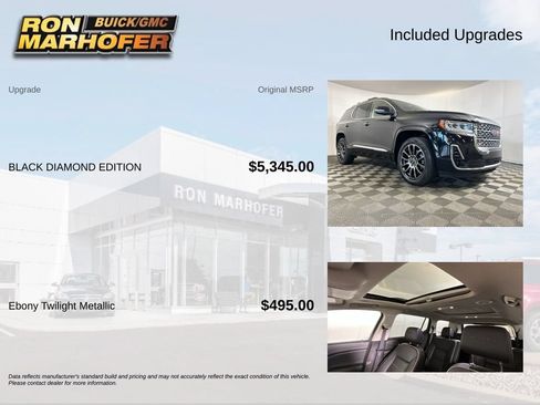 Used 2023 GMC Acadia Denali w/ Black Diamond Edition AWD/4WD image 6