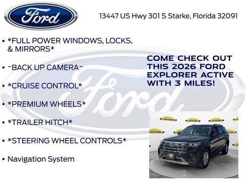 New 2026 Ford Explorer Active image 10