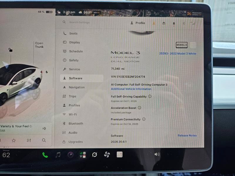 Used 2022 Tesla Model 3 Long Range AWD/4WD image 2