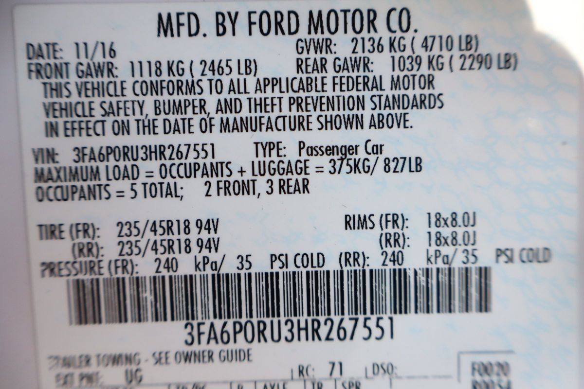 Used 2017 Ford Fusion Titanium FWD image 47