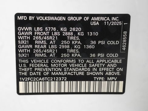 New 2026 Volkswagen Atlas Cross Sport SEL Premium R-Line AWD/4WD image 49