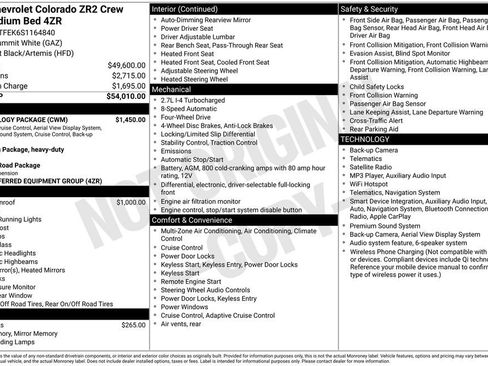 Certified 2025 Chevrolet Colorado ZR2 w/ Technology Package AWD/4WD image 44