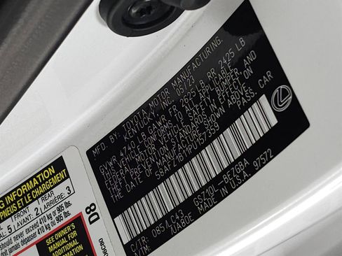 Certified 2023 Lexus ES 350 Ultra Luxury FWD image 37