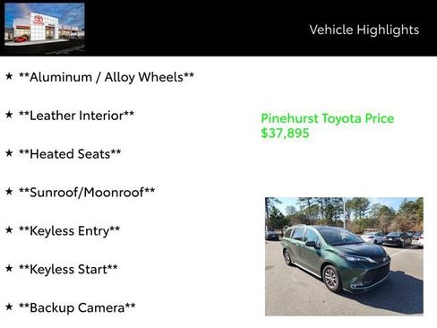 Used 2024 Toyota Sienna XLE w/ XLE Plus Package image 13