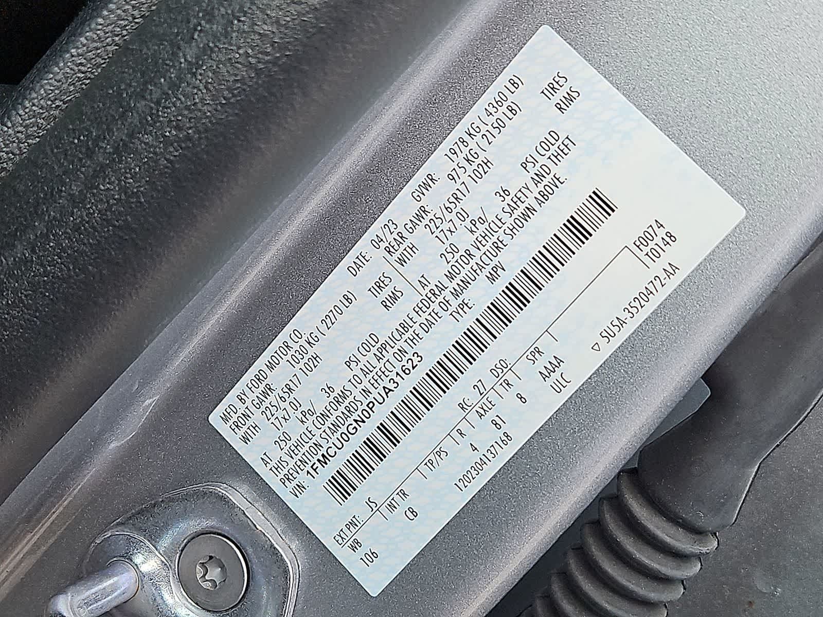 Used 2023 Ford Escape Active w/ Tech Pack #2 FWD image 32
