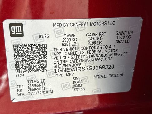 Used 2025 Chevrolet Traverse Z71 w/ Enhanced Driving Package AWD/4WD image 36