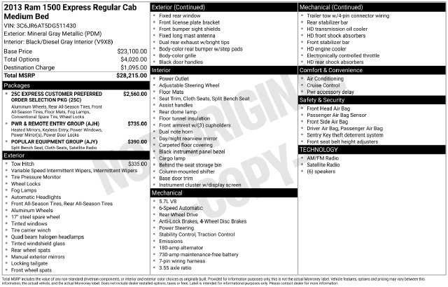 Used 2013 RAM 1500 Express RWD image 6