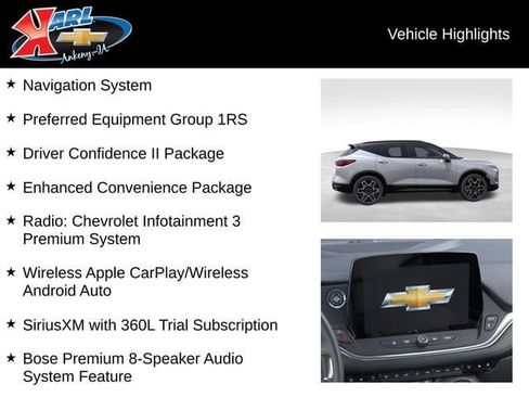 New 2026 Chevrolet Blazer RS w/ Driver Confidence II Package AWD/4WD image 3