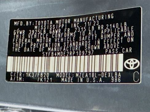 Certified 2024 Toyota Corolla LE FWD image 16