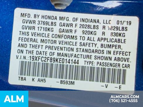 Used 2019 Honda Civic Sport image 21