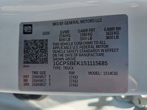 New 2025 Chevrolet Colorado W/T w/ Advanced Trailering Package RWD image 40