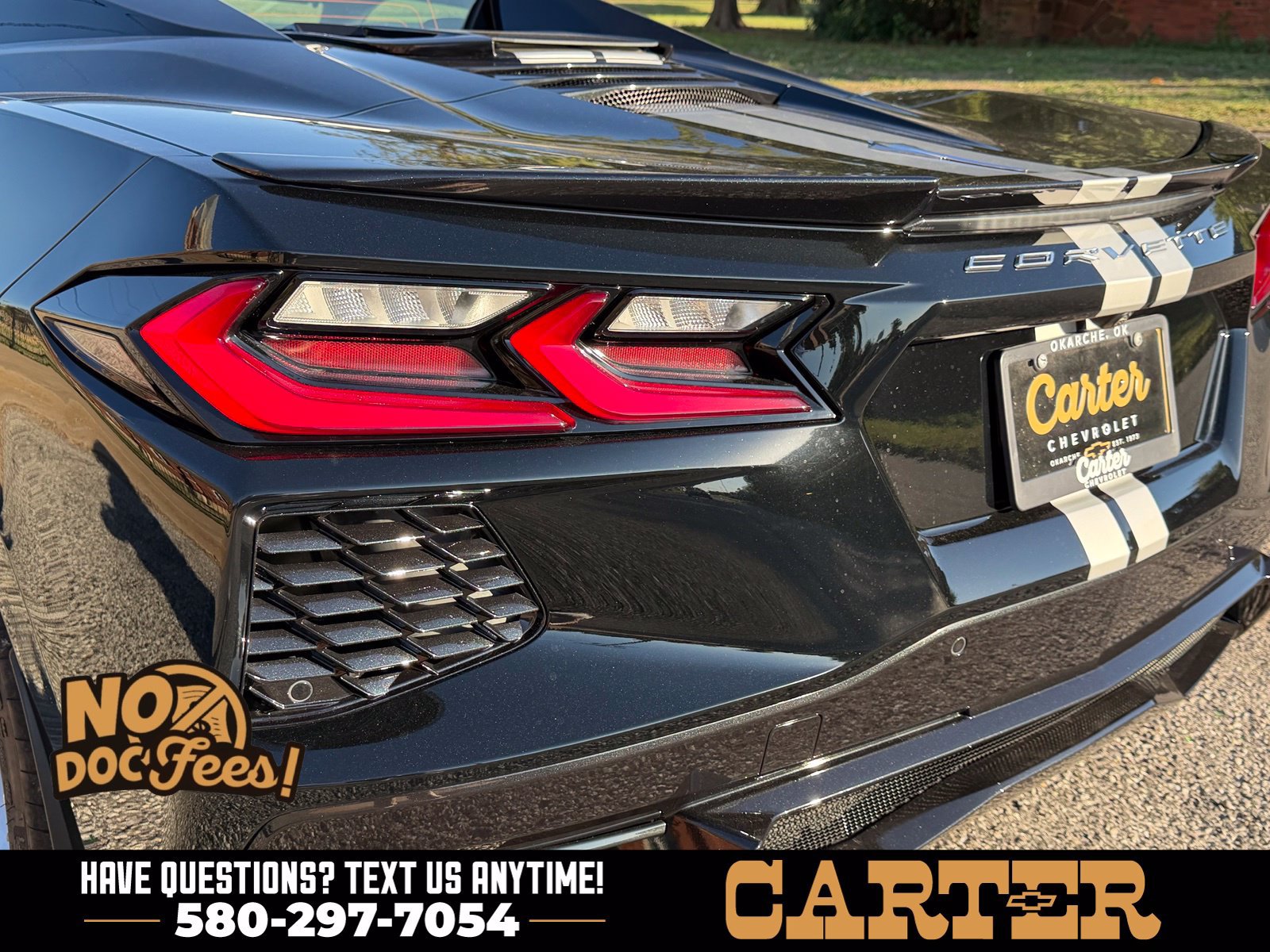 Used 2021 Chevrolet Corvette Stingray Preferred Conv w/ Chrome Exterior Badge Package RWD image 31