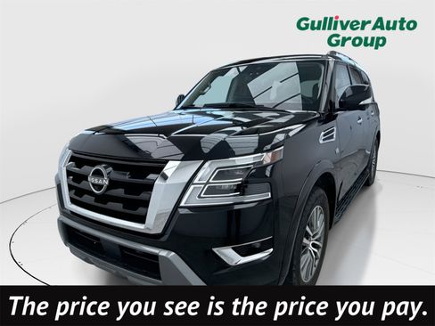 Used 2021 Nissan Armada SL w/ Captain's Chairs Package image 1