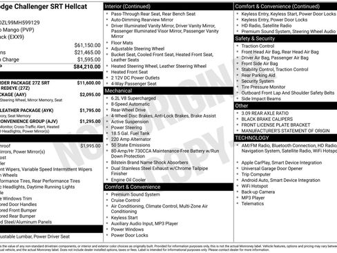 Used 2021 Dodge Challenger SRT Hellcat Redeye image 3