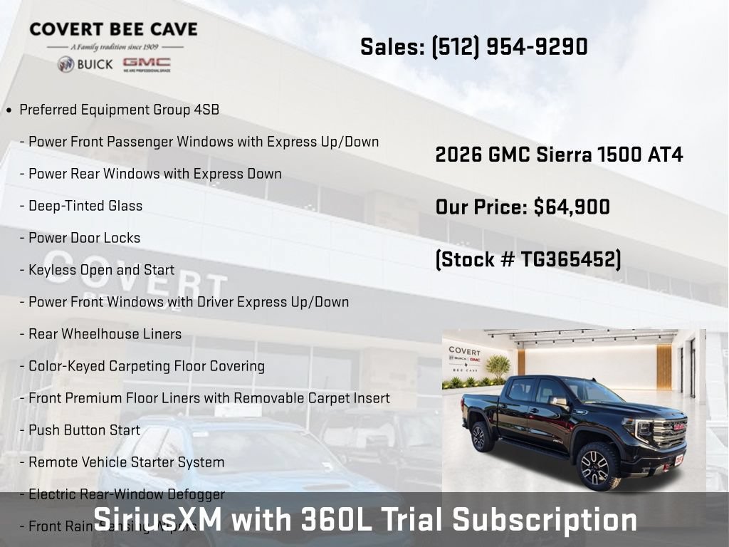 New 2026 GMC Sierra 1500 AT4 w/ AT4 Premium Package AWD/4WD image 10