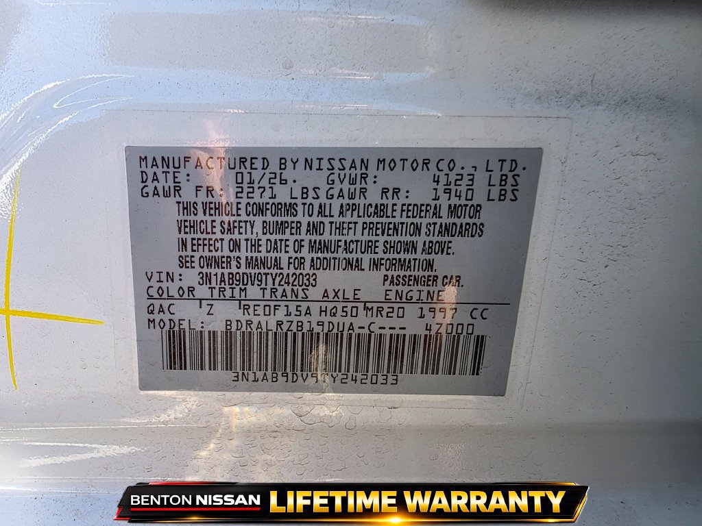 Used 2026 Nissan Sentra SR w/ SR Premium Package FWD image 16