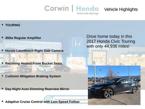 Used 2017 Honda Civic Touring image 6