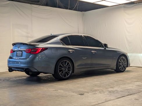 Used 2018 INFINITI Q50 Red Sport 400 w/ Sensory Package (Sport) RWD image 6
