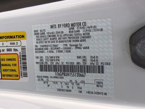 Certified 2025 Ford Mustang Premium RWD image 18