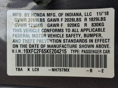 Used 2019 Honda Civic LX image 12